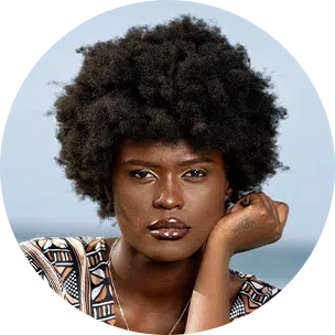 Ines, African female model in Dakar Senegal , Equato-Guinean