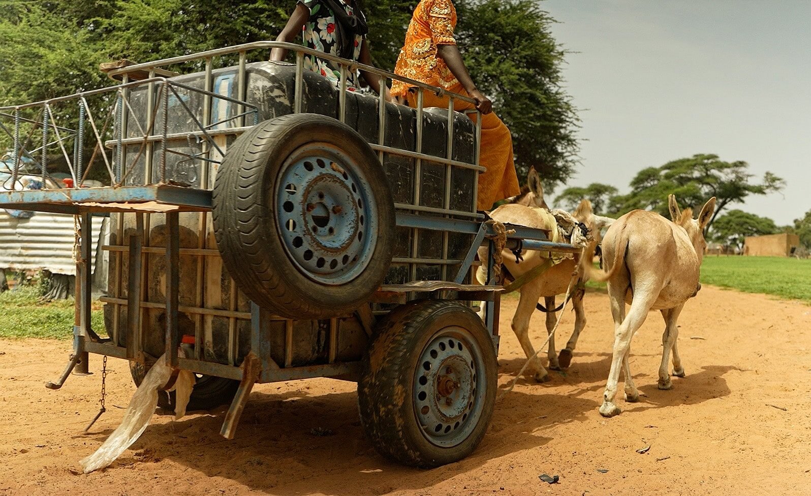 Tournage dans un village au Sénégal pour une ONG